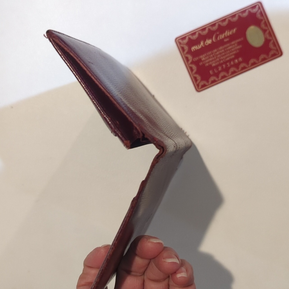 Cartier bourdeaux long wallet with Card - Picture 15 of 16